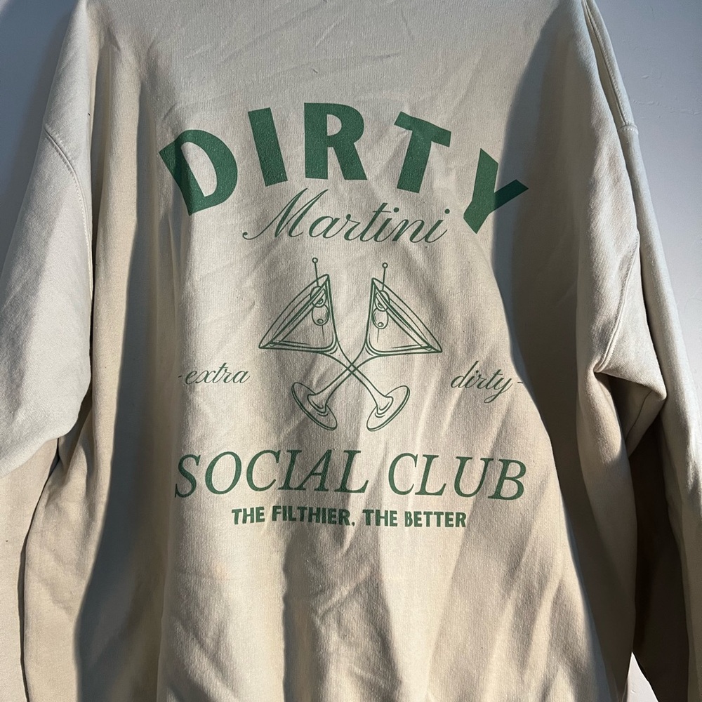 Social Club Cream Sweatshirt